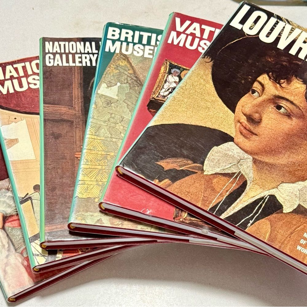 Great Museums of the World Book Lot Newsweek Mondadori 6 Volumes Art collectors